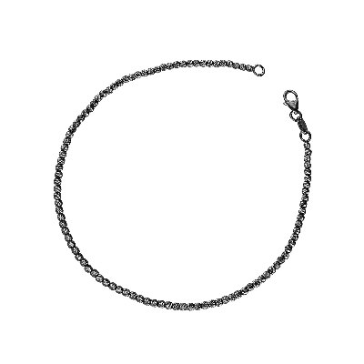 Pulsera de mujer en oro brunito 18k con efecto diamantado