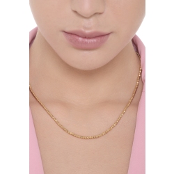 Gargantilla con esferas diamantadas en oro amarillo 18k 2