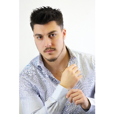 Cadena espiga en oro amarillo 18k, 50 cm