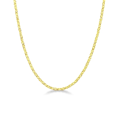 Cadena Gourmette en Oro Amarillo 18k