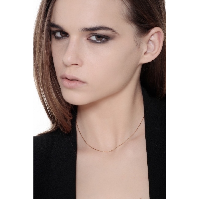 Cadena veneciana oro amarillo 18k 40 cm