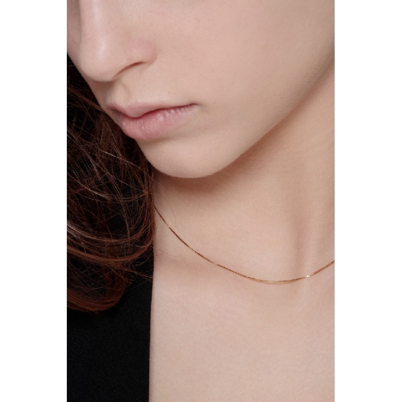 Cadena veneciana oro amarillo 18k 40 cm