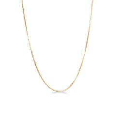 Cadena veneciana en oro amarillo 18k, 50 cm