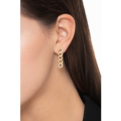 Pendientes cubanos de diamantes y oro 750 2