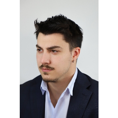 Pendiente mono aro oro blanco 18kt con diamantes negros