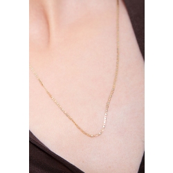 Collar en oro amarillo 18k con una longitud de 50 cm 2