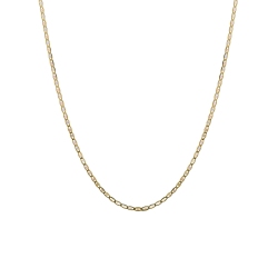 Collar en oro amarillo 18k con una longitud de 50 cm