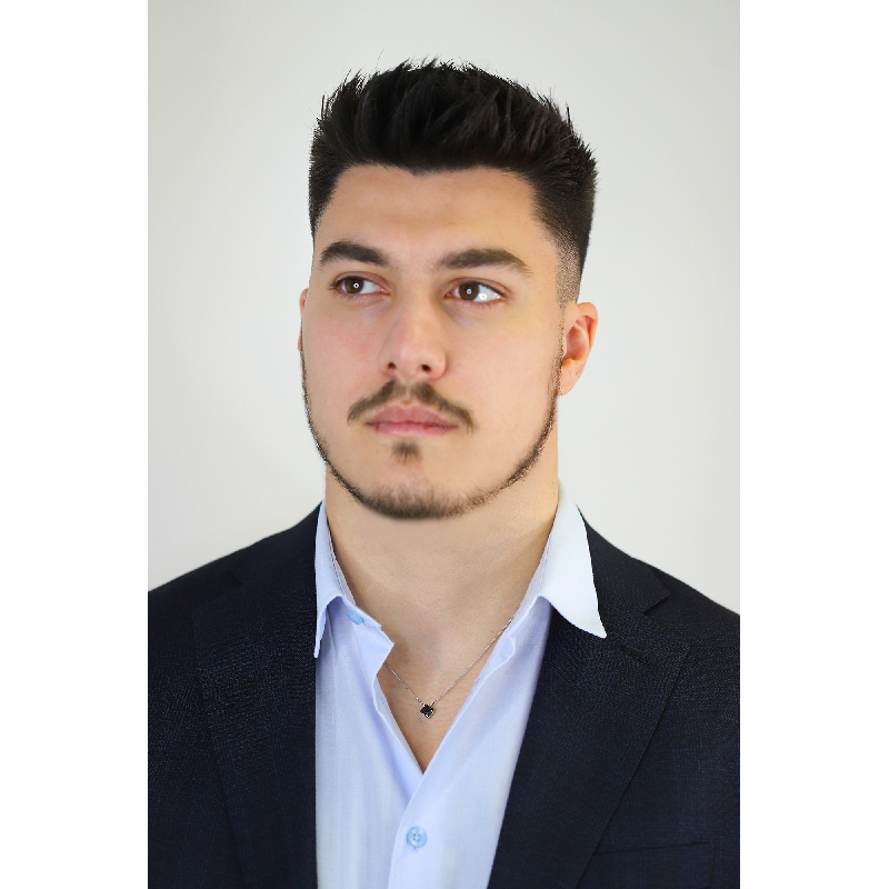 Collar hombre de oro blanco 18k diamante negro CM50