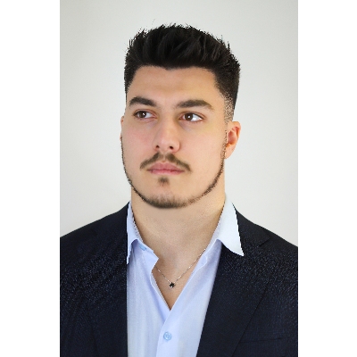 Collar hombre de oro blanco 18k diamante negro CM50