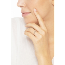 Anillo Solitario en Oro Blanco 18k con Diamante Brillante 0,30 ct 2