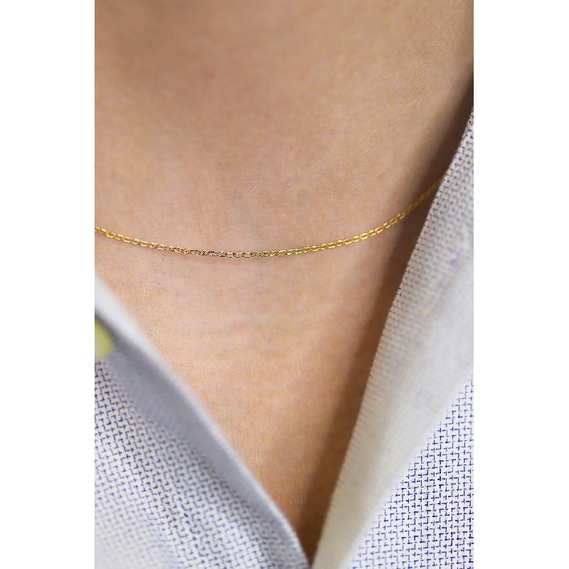 Cadena en oro amarillo 18k, 50 cm Cadena en oro amarillo 18k, 50 cm