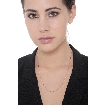 Cadena en oro amarillo 18k, 50 cm