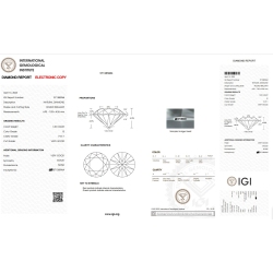 Diamante Certificado IGI   CT 1,25   G   VVS 1 2