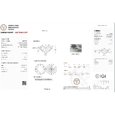 Diamante Certificado IGI   CT 1,65   F   VVS 2