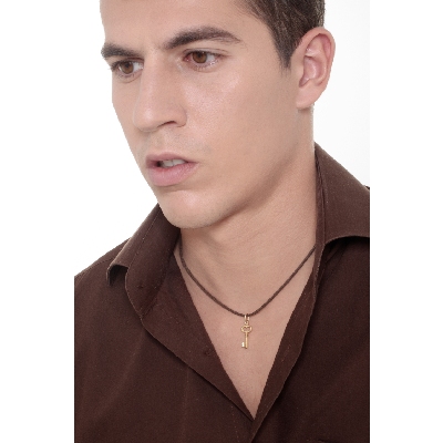 Colgante Llave en oro amarillo de 18k