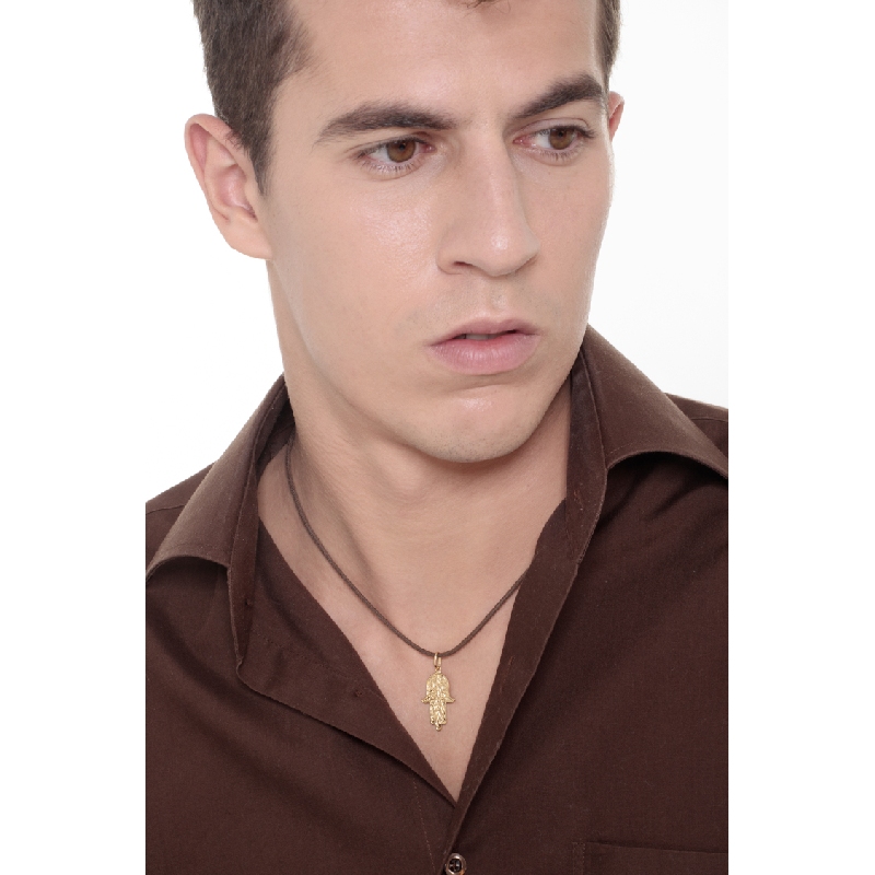 Colgante en oro amarillo 18k mano de Jamsa