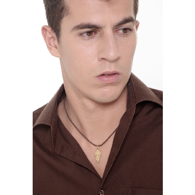 Colgante en oro amarillo 18k mano de Jamsa