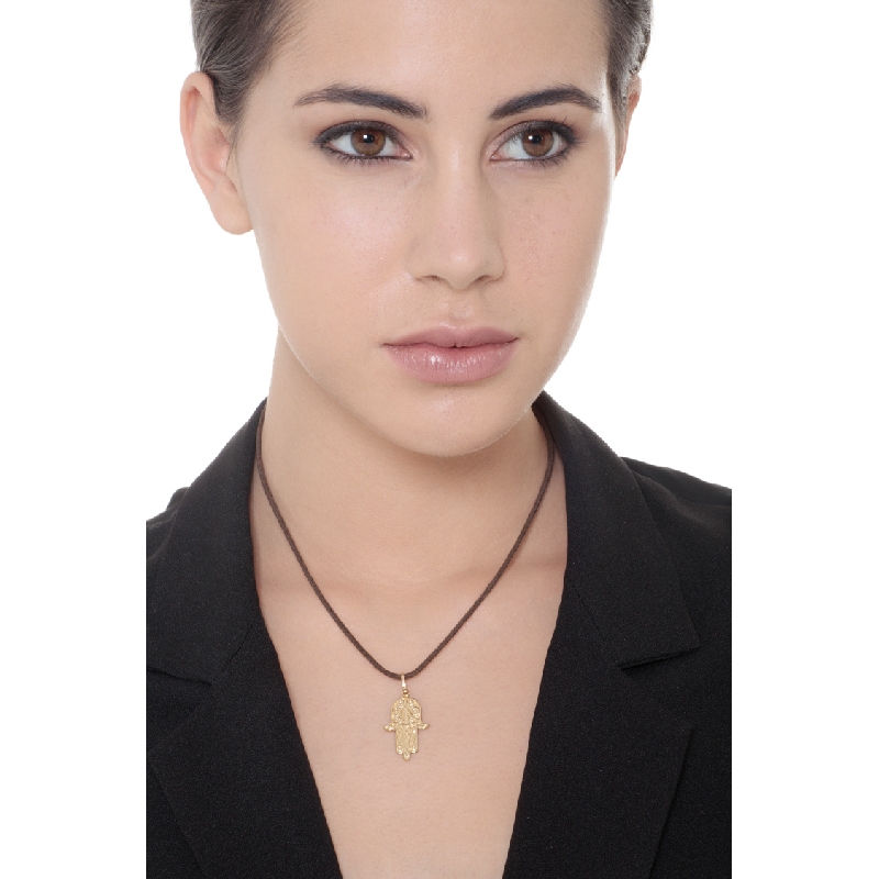 Colgante en oro amarillo 18k mano de Jamsa