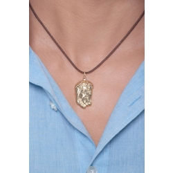 Colgante Rostro de Jesús en Oro Amarillo 18k 2