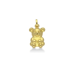 Colgante Osito en oro amarillo 18k