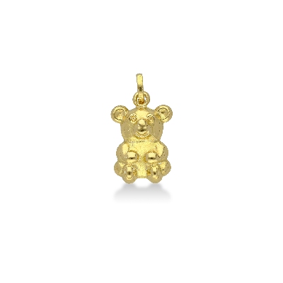 Colgante Osito en oro amarillo 18k