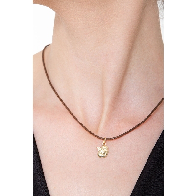 Medalla ángel en oro amarillo 18k