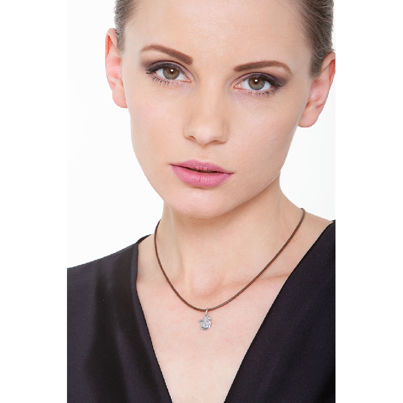 Colgante angelito en oro blanco de 18k,1,5 cm Colgante angelito en oro blanco de 18k,1,5 cm