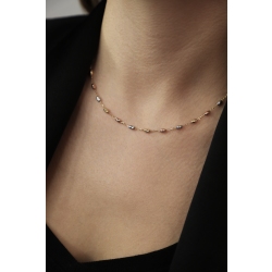 Collar tres colores de oro 18k 2