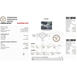 Diamante Certificado IGI   CT 0,50   F   VVS 1 2