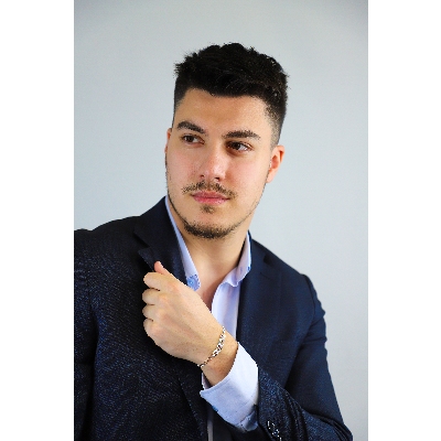 Pulsera cubana de 6 eslabones roló oro blanco 18k con diamantes, 19,0+0,5 cm