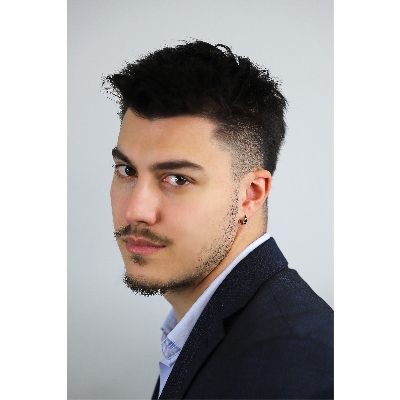 Pendientes sueltos en oro blanco 18k con diamantes negros