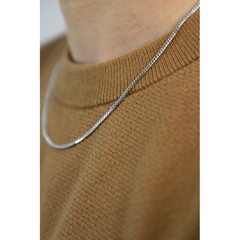 Cadena para hombre en oro blanco con eslabones Cadena para hombre en oro blanco con eslabones