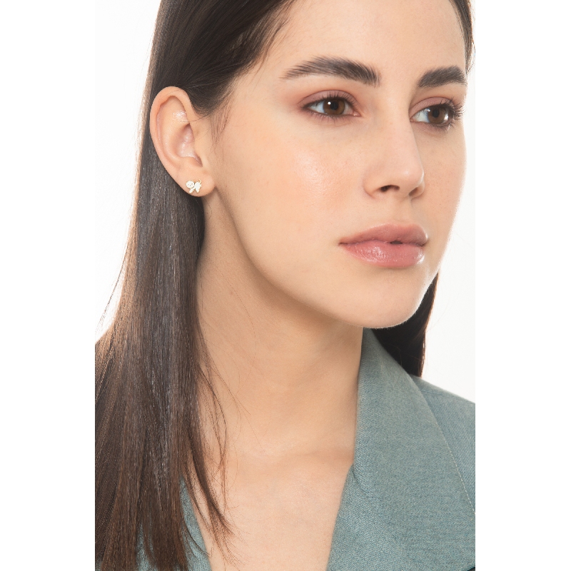 Pendientes en oro amarillo 18k con gatito Pendientes en oro amarillo 18k con gatito