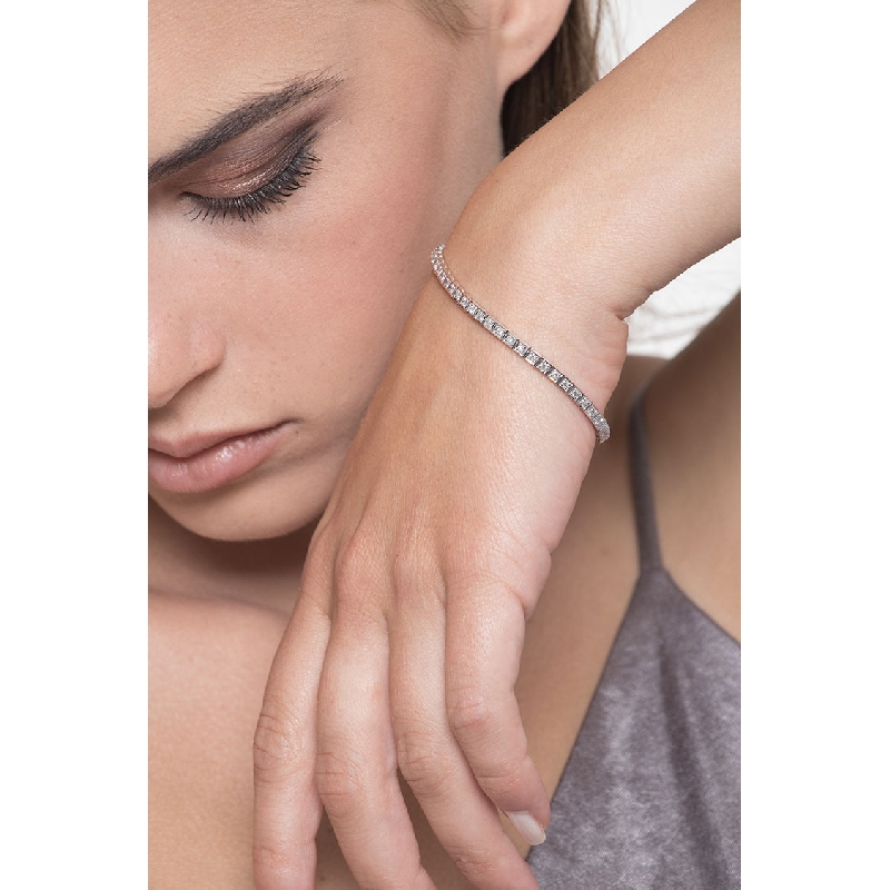 Pulsera Tennis Diamantes en Oro 18K