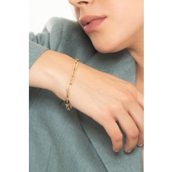 Pulsera eslabones en oro amarillo de 18 quilates. 2