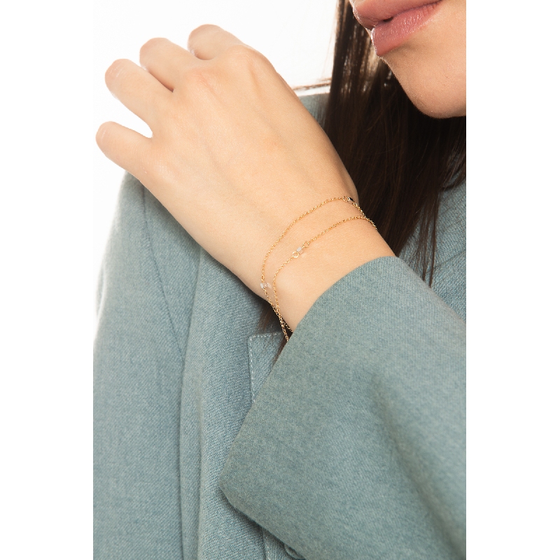 Pulsera de oro amarillo de 18 quilates 