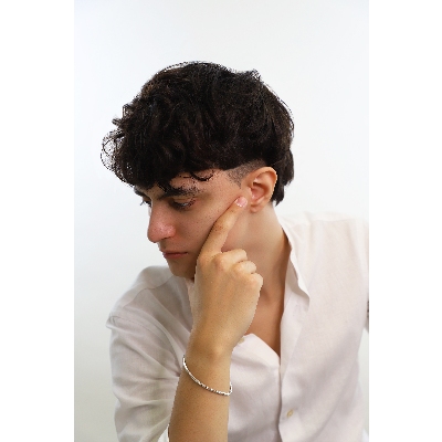 Pulsera riviere oro blanco 18k y brillantes 0,02 ct