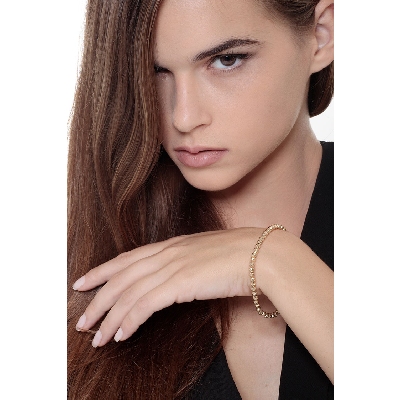 Pulsera en oro amarillo de 18k 