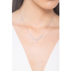Collar en oro blanco de 750 con diamantes 2