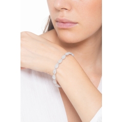 Brazalete en oro blanco 18k con diamantes 2