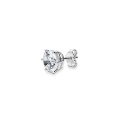 Piercing oreja oro blanco 18k con circonita