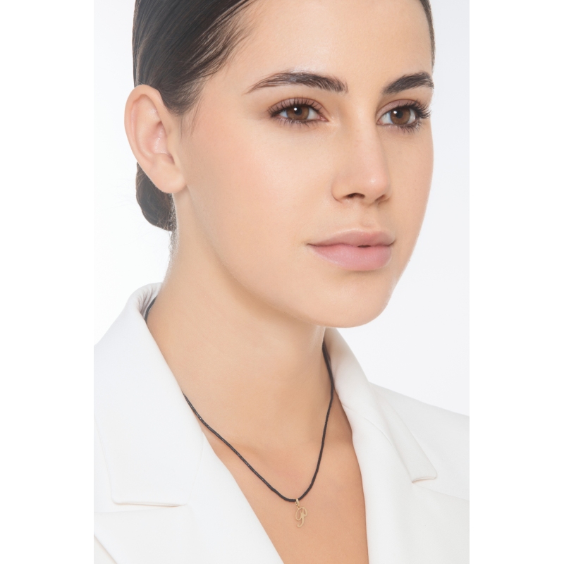 Colgante con inicial P oro amarillo 18 quilates