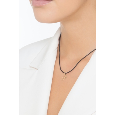 Colgante con inicial P oro amarillo 18 quilates