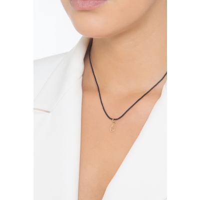 Colgante con inicial Q oro amarillo 18 quilates