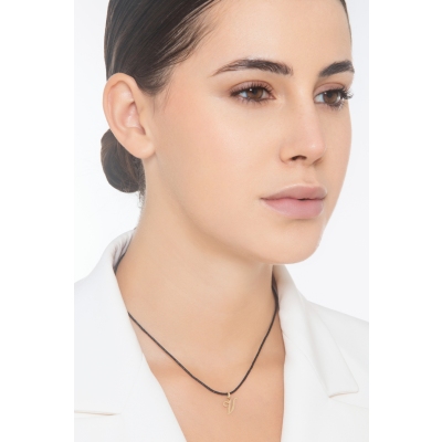 Colgante con inicial V oro amarillo 18 quilates