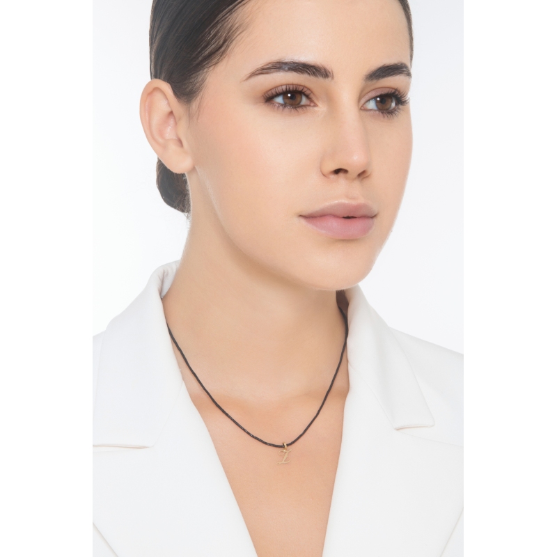 Colgante con inicial Z oro amarillo 18 quilates