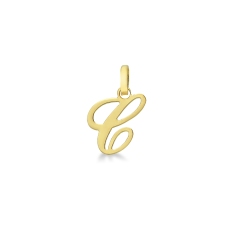 Colgante con letra inicial C