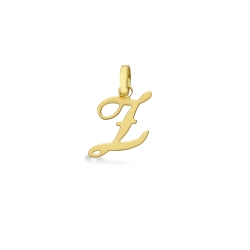 Colgante con inicial Z oro amarillo 18 quilates