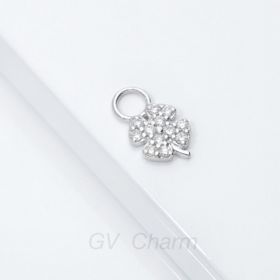 Charm en oro blanco 18 quilates con diamantes