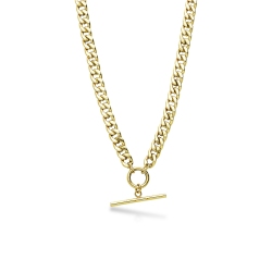 Collar eslabones en oro amarillo de 18 quilates